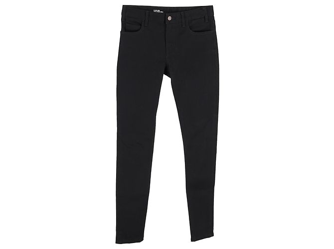 Edge Céline Celine Slim Jeans in Black Cotton Denim