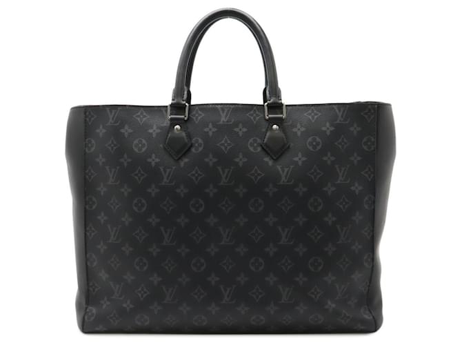 Louis Vuitton Monogram Eclipse Grand Sac Tote Bag M44733 Black Cloth  ref.2258795
