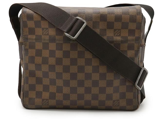 Louis Vuitton Damier Naviglio Shoulder Bag N45255 Brown Cloth  ref.2258808