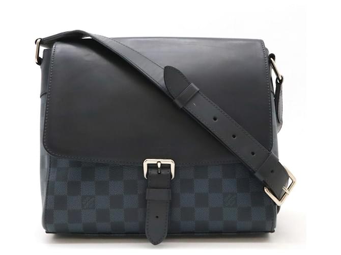 Louis Vuitton Damier Cobalt Newport Messenger Bag N41587 Blue Cloth  ref.2259935