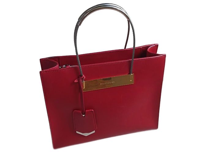 Borsa Balenciaga Cable Rossa in Pelle Rosso