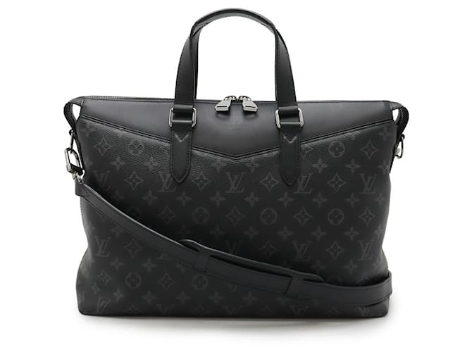 Louis Vuitton Explorer Monogram Briefcase 2way Bag Black Cloth  ref.2261864