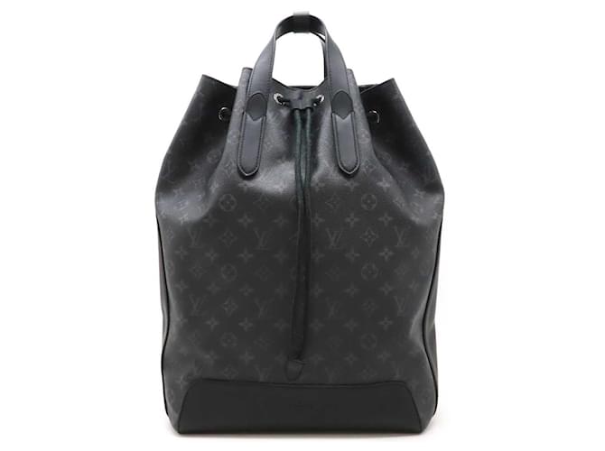 Louis Vuitton Monogram Eclipse Explorer Backpack M40527 Black Cloth  ref.2263332