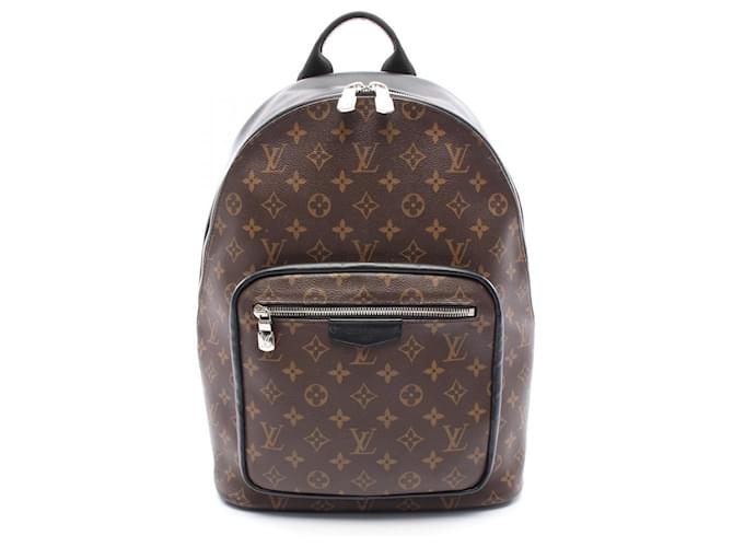 Louis Vuitton Josh Monogram Macassar Backpack Brown Cloth  ref.2264931