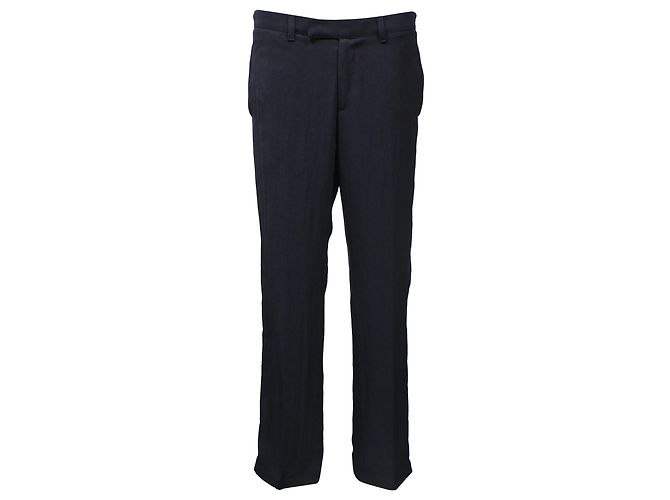 Prada gerade Hosen aus schwarzem Polyester