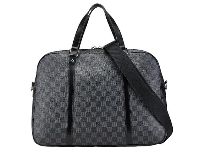 Louis Vuitton Damier Graphite Yorne 2way Business Bag N48118 Black Cloth  ref.2265464