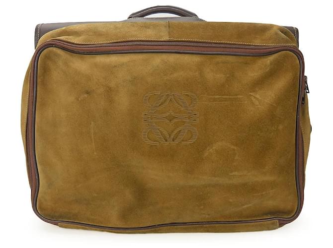 LOEWE Leather Business Bag Attache Case Brown  ref.2265829