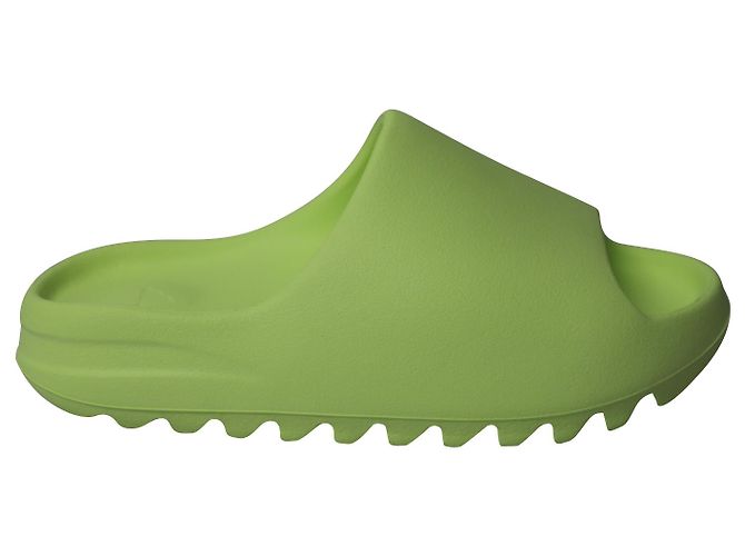 Adidas Yeezy Slides in plastica verde fluorescente