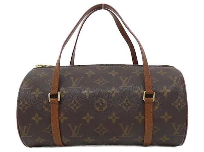 Louis Vuitton Monogram Papillon Handbag Brown Cloth  ref.2266830