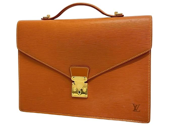 Louis Vuitton Epi Porte-Document Bandouliere Handbag Golden  ref.2267330