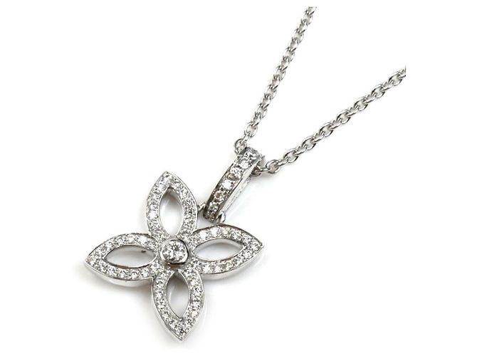 Collar Péndulo de Diamante en Oro Blanco de 18K Louis Vuitton