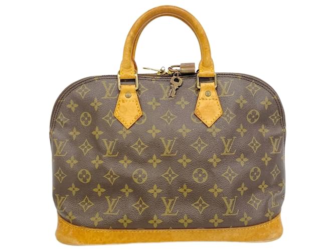 Louis Vuitton Monogram Alma Handbag Brown  ref.2268155