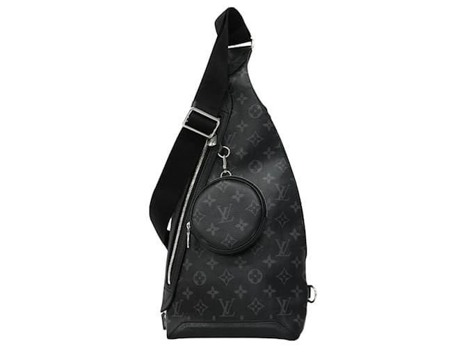 Louis Vuitton Taiga Rama Duo Sling Bag Black  ref.2268498