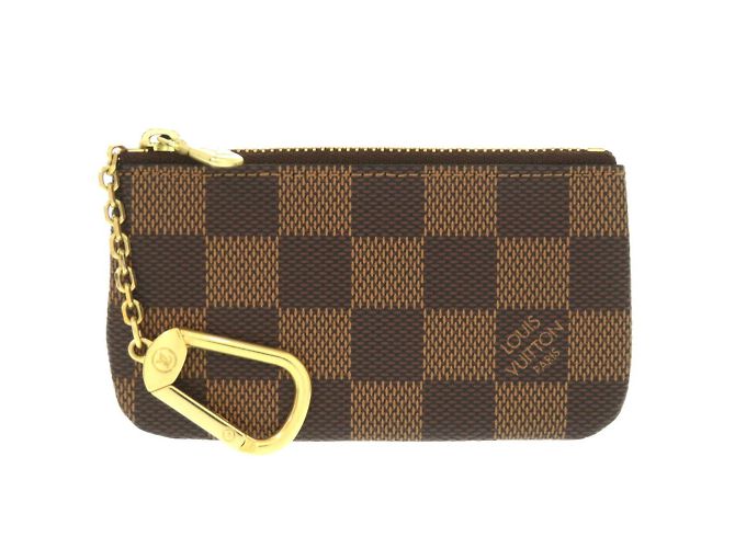 Portamonete Damier Louis Vuitton Marrone