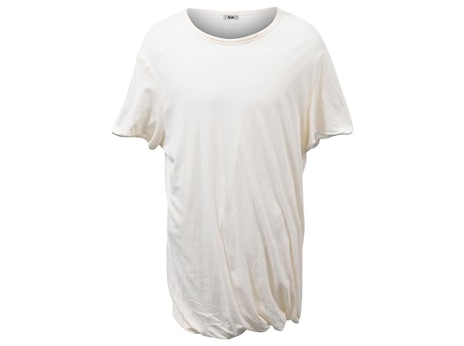 Camiseta Acne Studios en algodón blanco Crudo