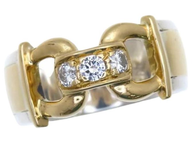 Ring Hermès Anello in diamante in oro giallo 18K e argento Hermes D'oro 
