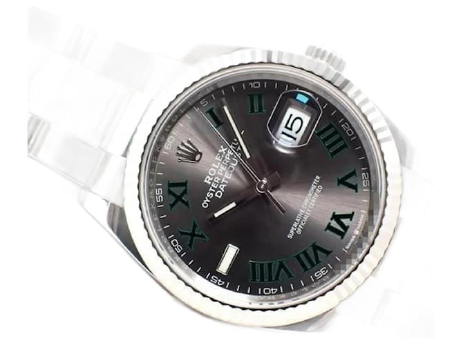 ROLEX Datejust 36 Slate Roman Oyster Bracelet Ref.126234 '22 Mens Silvery Steel  ref.2269614