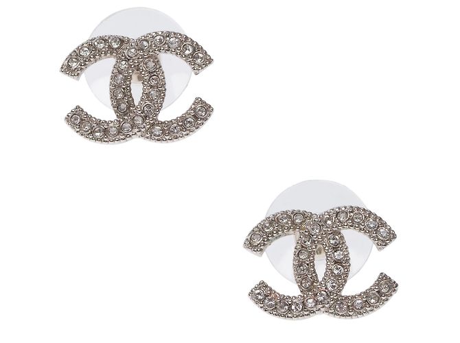 Gioielli CHANEL CC in Cristallo Argento - 102635