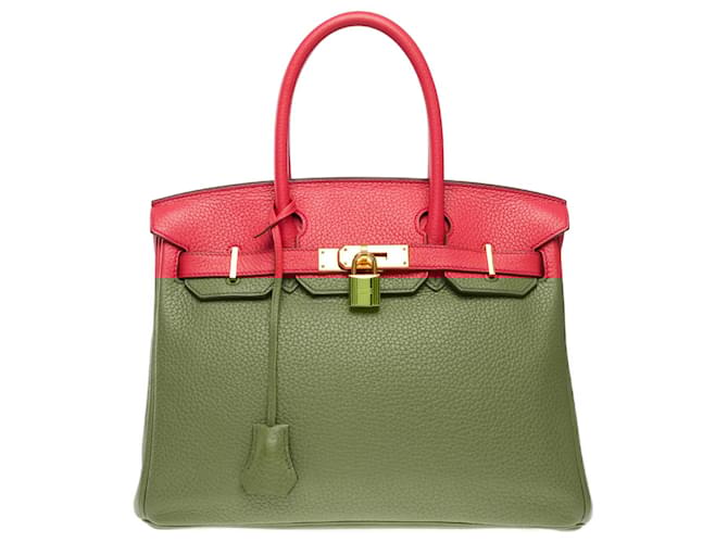 Hermès Sac HERMES Birkin 30 en Cuir Rose - 102618  ref.2269633
