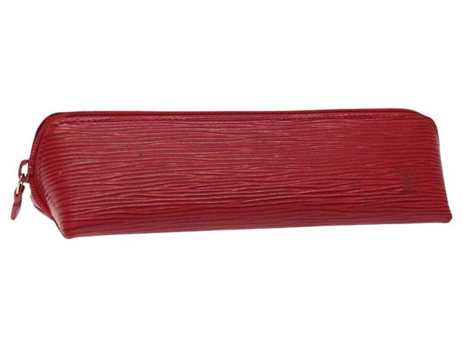 LOUIS VUITTON Stiftetui Epi Rot M56547 LV Auth am8480