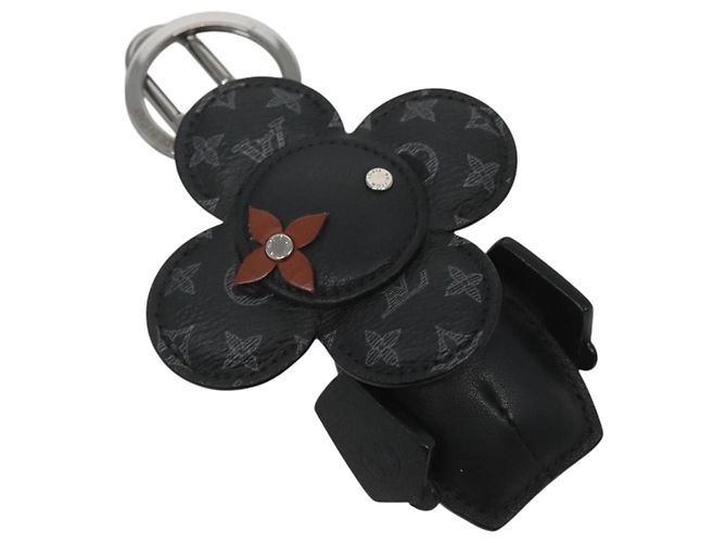 LOUIS VUITTON Monogram Eclipse Portachiavi De Vivienne Charm MP1998 Auth 118874M Monogramma