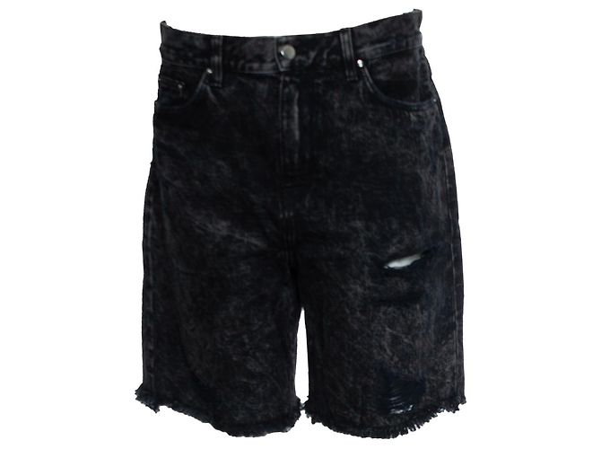 Amiri, Trasher-Jeansshorts in Schwarz