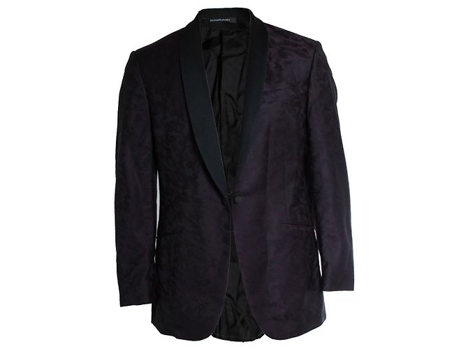 Autre Marque Richard James, camouflierter Blazer in Lila Schwarz