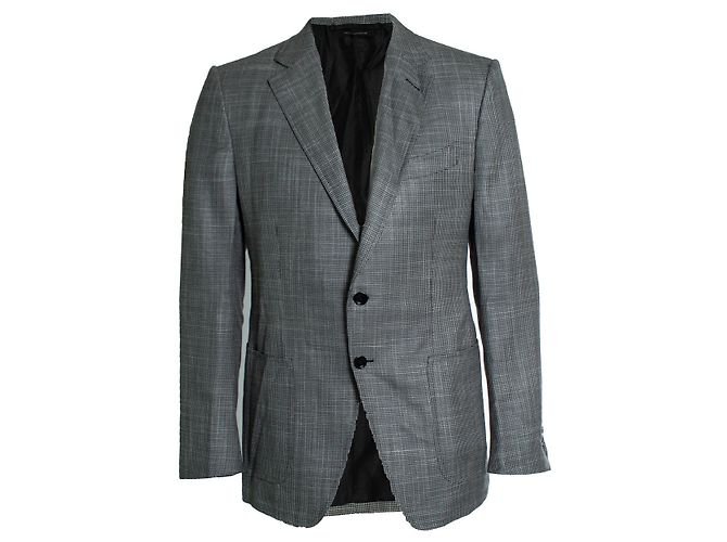 O'Conner Blazer im Hahnentrittmuster von Tom Ford Schwarz Weiß