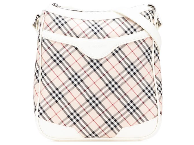 Borsa a tracolla Burberry Beige Nova Check Canvas