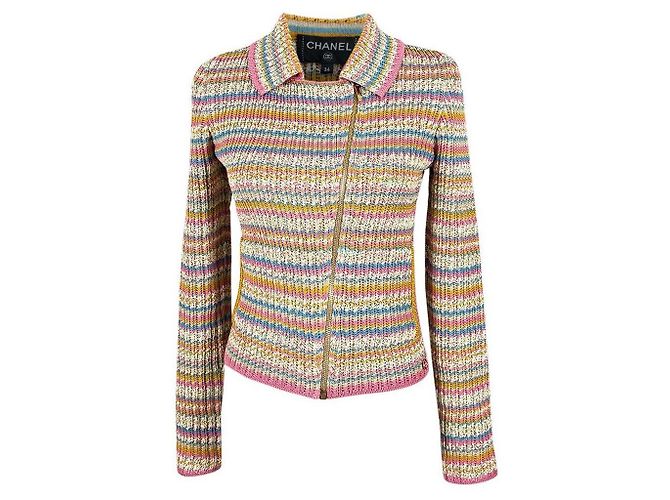Chanel Nuova Parigi / Giacca Sogno Tropicale Cuba 36 FR Multicolore