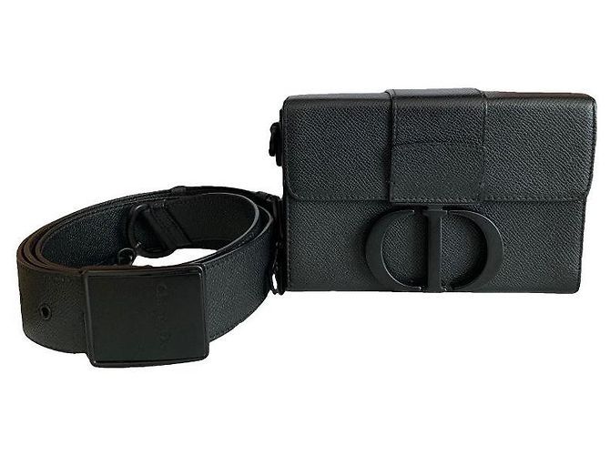 Borsa Christian Dior 30 Montaigne Nero