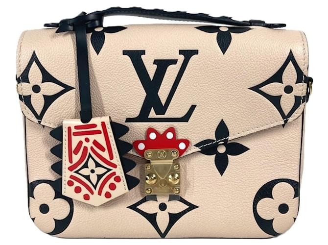 Louis Vuitton Metis Bege Couro  ref.2272119