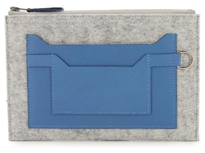Hermès Todoo 20 Pouch Tasche Blau