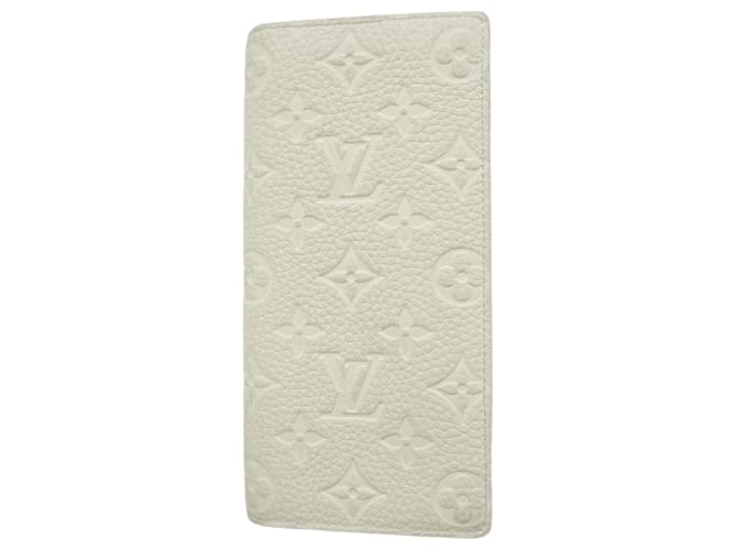 Louis Vuitton Long Wallet Taurillon Portefeuille Brazza NM M83066  ref.2274465