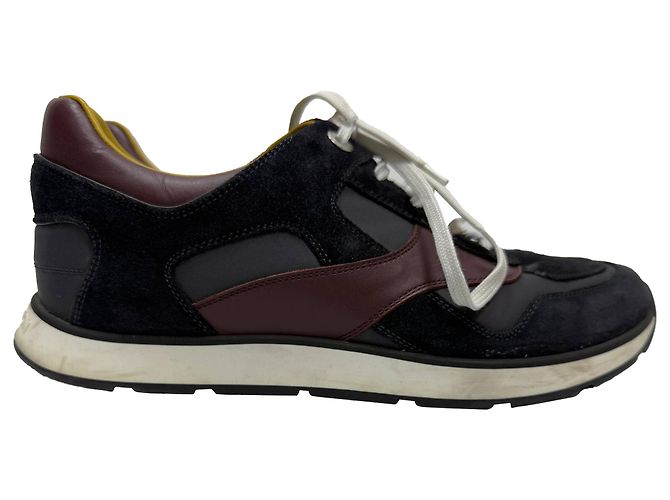 Sneakers con lacci Louis Vuitton Miles in suede multicolore e pelle