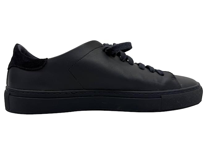 Axel Arigato Clean 90 Trainers in Navy Blue Leather Black  ref.2274512