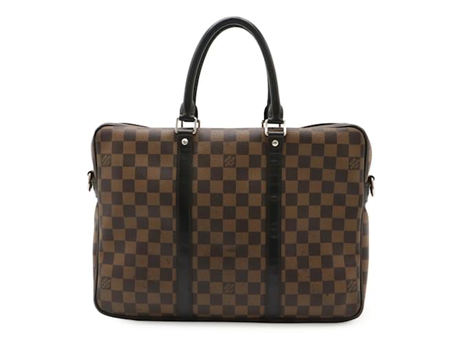 Louis Vuitton Damier PDV Porto Document Voyage PM Bag Brown Plastic  ref.2275299