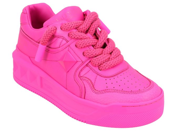 Valentino Garavani Valentino One Stud XL Leder Sneakers rosa Pink