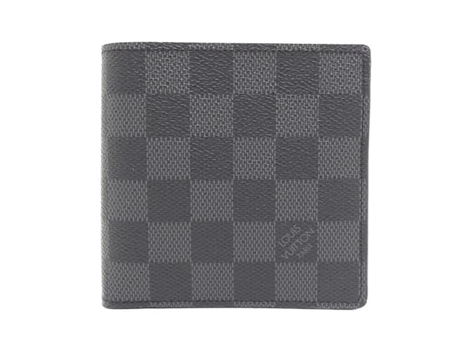 Louis Vuitton Damier Graphite Portefeuille Marco N62664 Wallet Damier ebene Cloth  ref.2276724