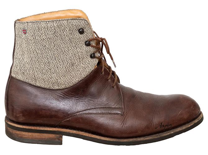 Autre Marque Scarpe alte in pelle Arpin Marrone