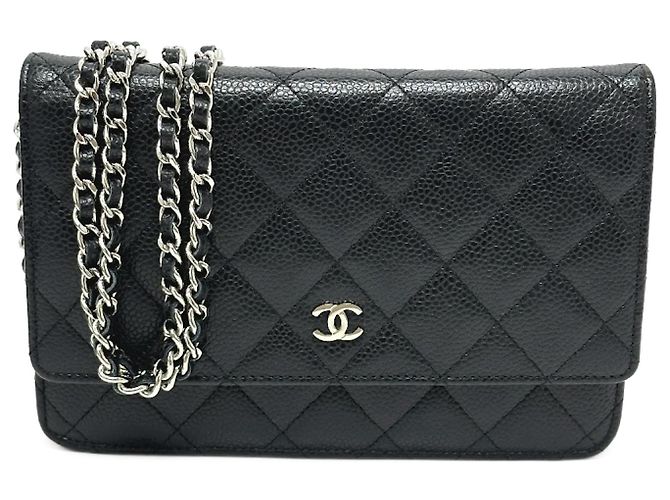 Chanel Wallet On Chain Black