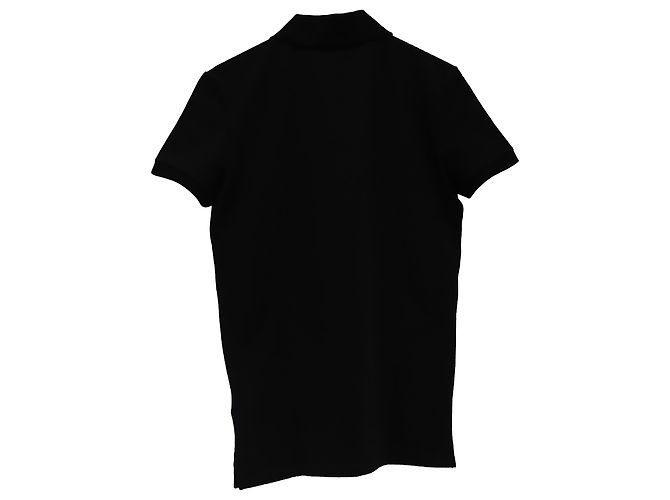 Camiseta clássica com código de barras de manga curta Alexander Wang em algodão preto