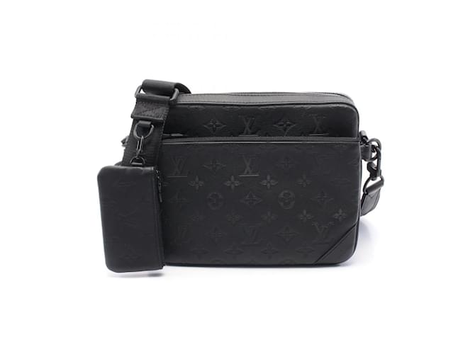 Louis Vuitton Trio Shoulder Bag Black Cloth  ref.2278072