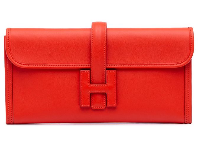 Hermès Rojo Swift Jige Elan 29 Roja
