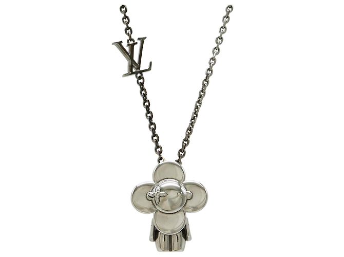 Collar Péndulo de Metal Vivienne Louis Vuitton M00831 Gris