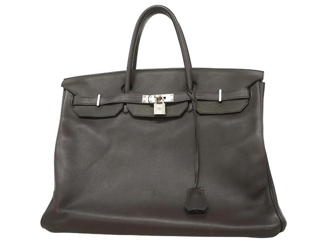 Bolsa Hermès Birkin 40 em chocolate