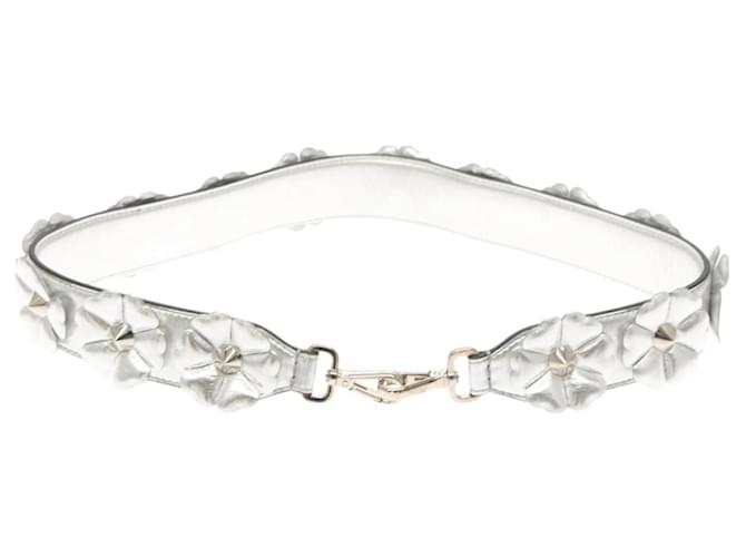 Fendi Silvery Leather  ref.2282033