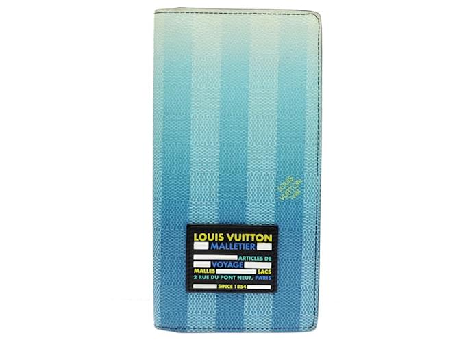 Louis Vuitton Brazza Blue Cloth  ref.2282437