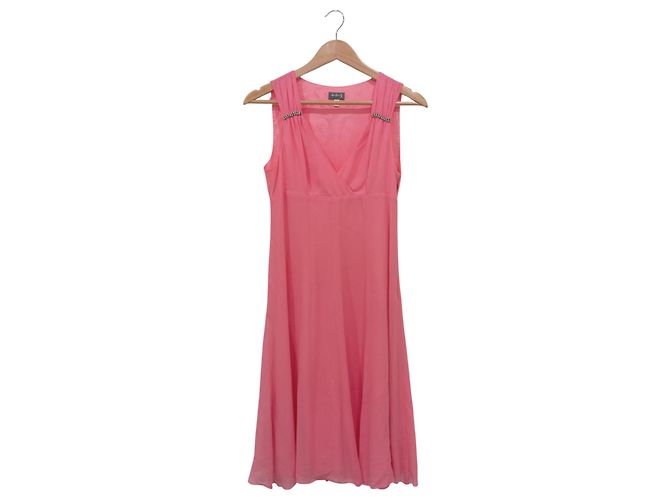 Autre Marque Rosa ausgestellte Kleid Größe 36 123 Pink