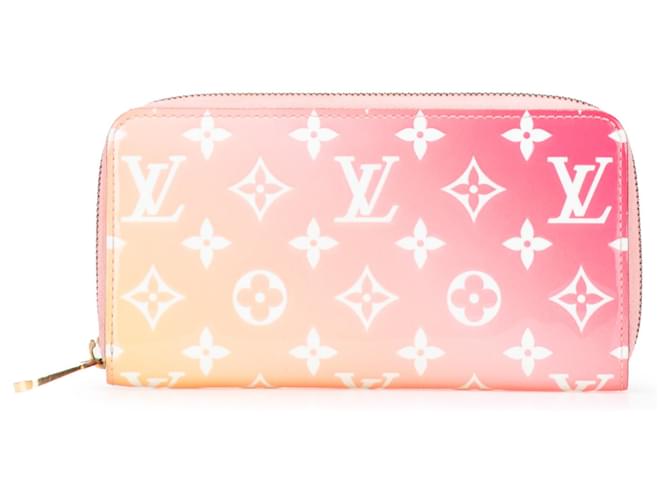 Louis Vuitton Pink Monogram Vernis Valentines Day Zippy Long Wallet Leather Patent leather  ref.2283029